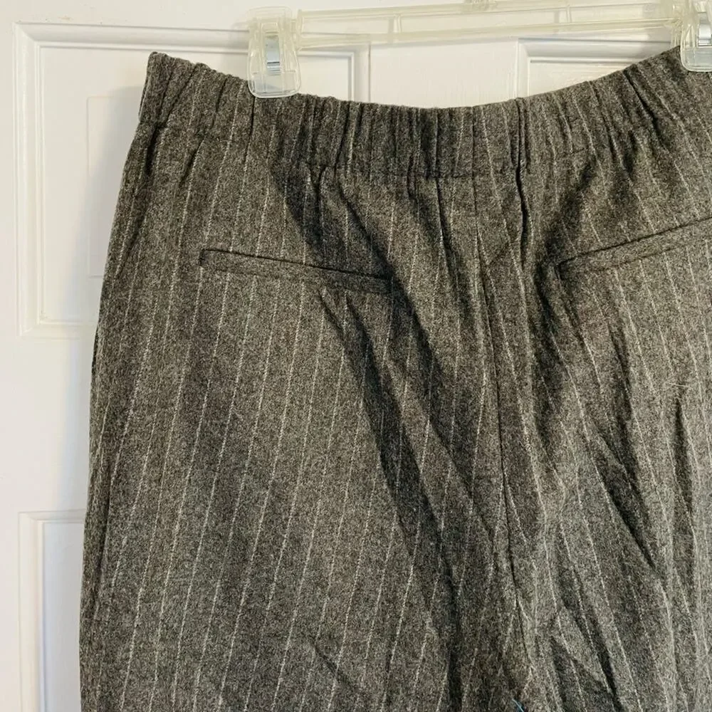 J. Crew grey striped